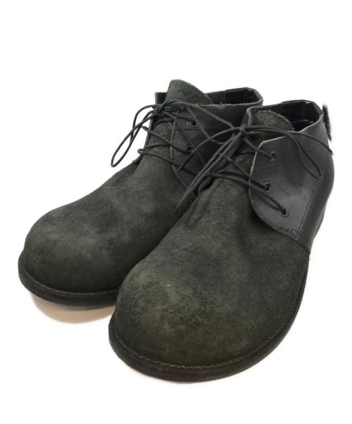 OURET（オーレット）OURET (オーレット) OIL BACCHETTA SUEDE COMBI CHUKKA BOOTS ブラック サイズ:42の古着・服飾アイテム