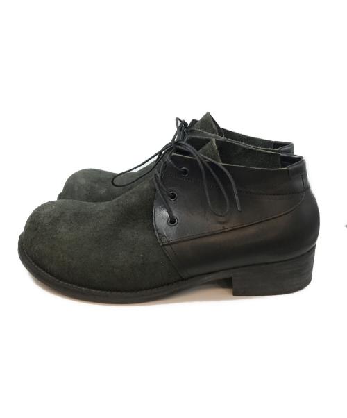 OURET（オーレット）OURET (オーレット) OIL BACCHETTA SUEDE COMBI CHUKKA BOOTS ブラック サイズ:42の古着・服飾アイテム