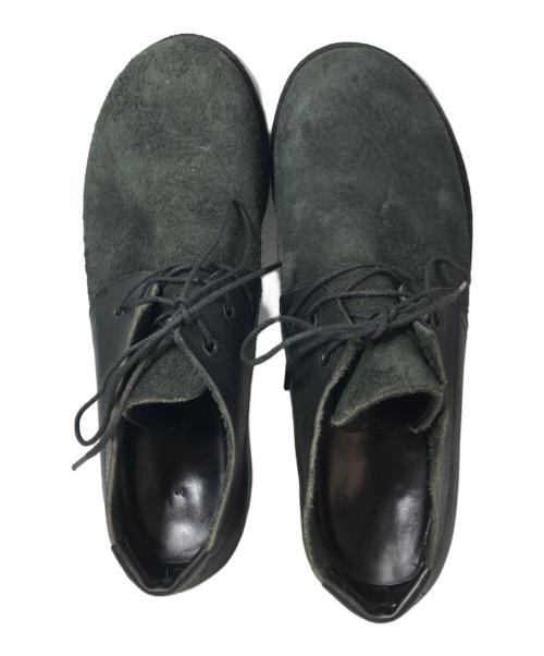 OURET（オーレット）OURET (オーレット) OIL BACCHETTA SUEDE COMBI CHUKKA BOOTS ブラック サイズ:42の古着・服飾アイテム