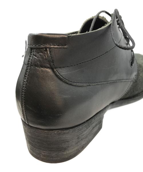 OURET（オーレット）OURET (オーレット) OIL BACCHETTA SUEDE COMBI CHUKKA BOOTS ブラック サイズ:42の古着・服飾アイテム