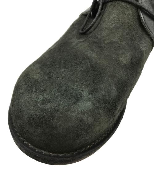 OURET（オーレット）OURET (オーレット) OIL BACCHETTA SUEDE COMBI CHUKKA BOOTS ブラック サイズ:42の古着・服飾アイテム