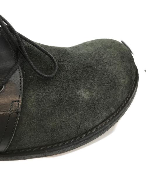OURET（オーレット）OURET (オーレット) OIL BACCHETTA SUEDE COMBI CHUKKA BOOTS ブラック サイズ:42の古着・服飾アイテム