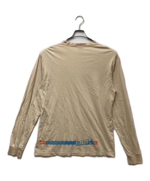 stussy（ステューシー）stussy (ステューシー) 長袖カットソー ベージュ サイズ:XLの古着・服飾アイテム