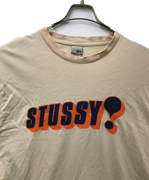 stussy（ステューシー）stussy (ステューシー) 長袖カットソー ベージュ サイズ:XLの古着・服飾アイテム
