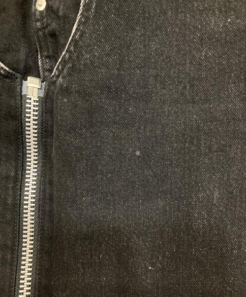 JOHN LAWRENCE SULLIVAN（ジョン ローレンス サリバン）JOHN LAWRENCE SULLIVAN (ジョン ローレンス サリバン) WASHED DENIM ZIPPED LONG SKIRT ブラック サイズ:Sの古着・服飾アイテム