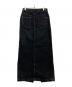 JOHN LAWRENCE SULLIVAN (ジョン ローレンス サリバン) WASHED DENIM ZIPPED LONG SKIRT ブラック サイズ:S：15000円