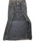 中古・古着 JOHN LAWRENCE SULLIVAN (ジョン ローレンス サリバン) WASHED DENIM ZIPPED LONG SKIRT ブラック サイズ:S：15000円