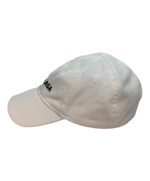 BALENCIAGA（バレンシアガ）BALENCIAGA (バレンシアガ) ロゴキャップ ホワイト サイズ:kids Lの古着・服飾アイテム