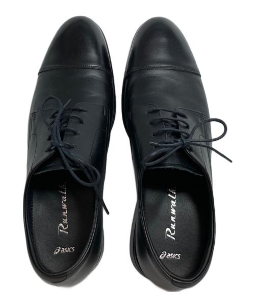 asics（アシックス）asics (アシックス) ランウォーク メンズ GORE-TEX防水 2E ブラック サイズ:24の古着・服飾アイテム
