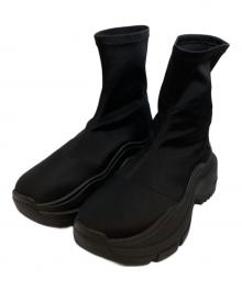 YELLO（イエロ）の古着「SINGLE SNEAKER SHORT BOOTS」｜ブラック