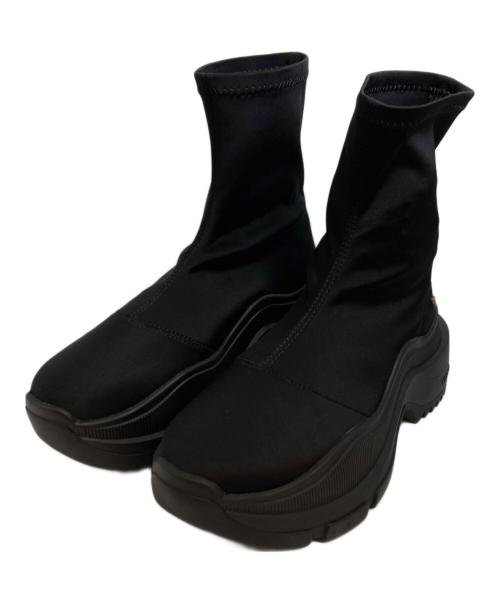 YELLO（イエロ）YELLO (イエロ) SINGLE SNEAKER SHORT BOOTS ブラック サイズ:Mの古着・服飾アイテム