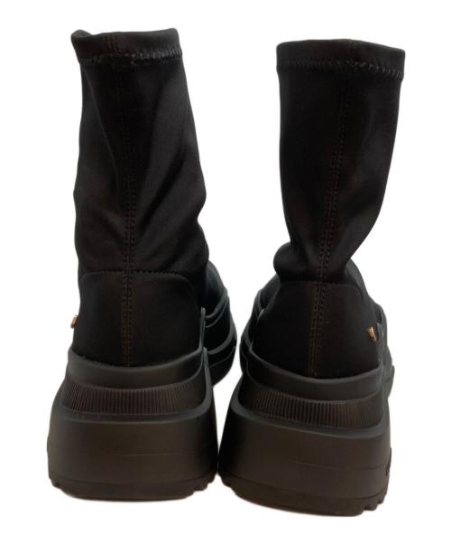 YELLO（イエロ）YELLO (イエロ) SINGLE SNEAKER SHORT BOOTS ブラック サイズ:Mの古着・服飾アイテム