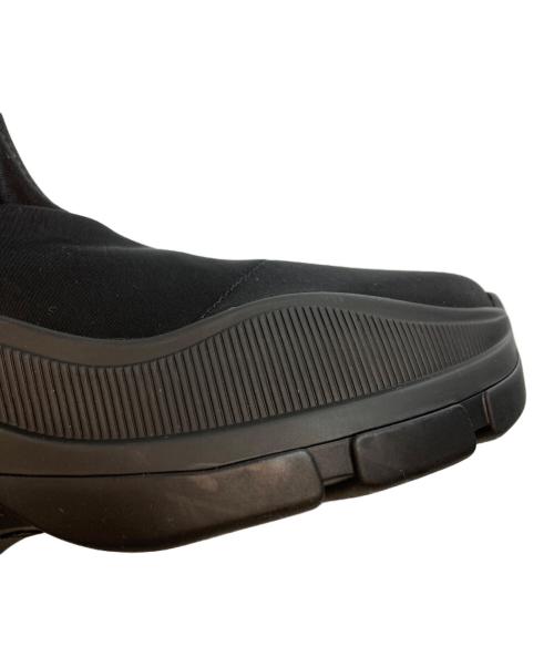 YELLO（イエロ）YELLO (イエロ) SINGLE SNEAKER SHORT BOOTS ブラック サイズ:Mの古着・服飾アイテム