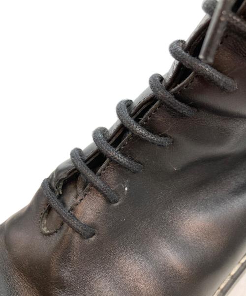 THE ROW（ザ ロウ）THE ROW (ザ ロウ) Black Fara Lace-Up Leather Combat Boots ブラック サイズ:38の古着・服飾アイテム