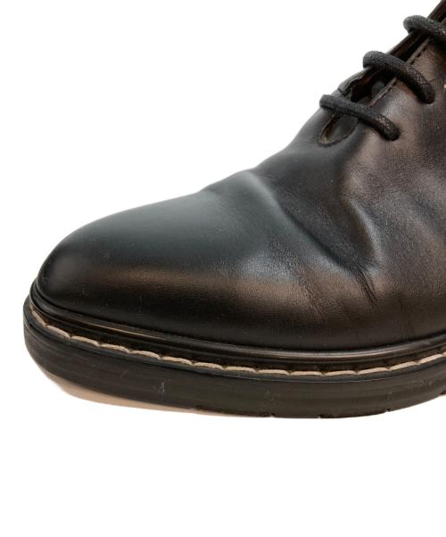 THE ROW（ザ ロウ）THE ROW (ザ ロウ) Black Fara Lace-Up Leather Combat Boots ブラック サイズ:38の古着・服飾アイテム