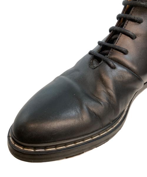 THE ROW（ザ ロウ）THE ROW (ザ ロウ) Black Fara Lace-Up Leather Combat Boots ブラック サイズ:38の古着・服飾アイテム