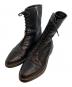 THE ROW（ザ ロウ）の古着「Black Fara Lace-Up Leather Combat Boots」｜ブラック