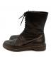 THE ROW (ザ ロウ) Black Fara Lace-Up Leather Combat Boots ブラック サイズ:38：50000円