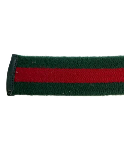 GUCCI（グッチ）GUCCI (グッチ) シェリーラインリングベルト グリーンの古着・服飾アイテム