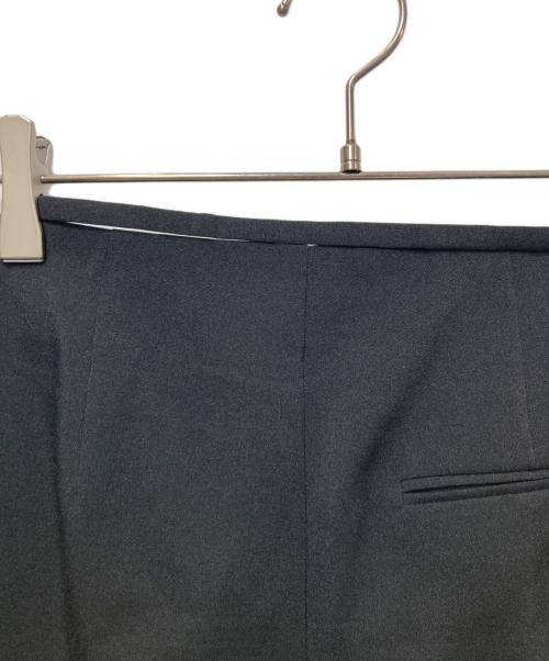 LE CIEL BLEU（ルシェルブルー）LE CIEL BLEU (ルシェルブルー) Sheer Combo Straight Pants ブラック サイズ:36の古着・服飾アイテム