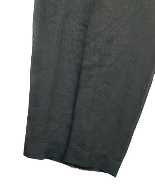 LE CIEL BLEU（ルシェルブルー）LE CIEL BLEU (ルシェルブルー) Sheer Combo Straight Pants ブラック サイズ:36の古着・服飾アイテム