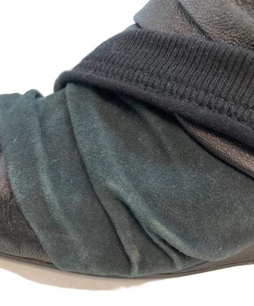RICK OWENS（リックオウエンス）RICK OWENS (リックオウエンス) スクエアトゥーパンプス ブラック サイズ:37の古着・服飾アイテム