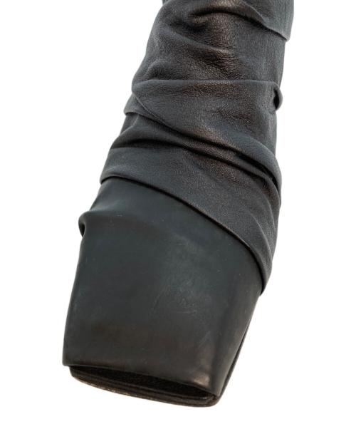 RICK OWENS（リックオウエンス）RICK OWENS (リックオウエンス) スクエアトゥーパンプス ブラック サイズ:37の古着・服飾アイテム