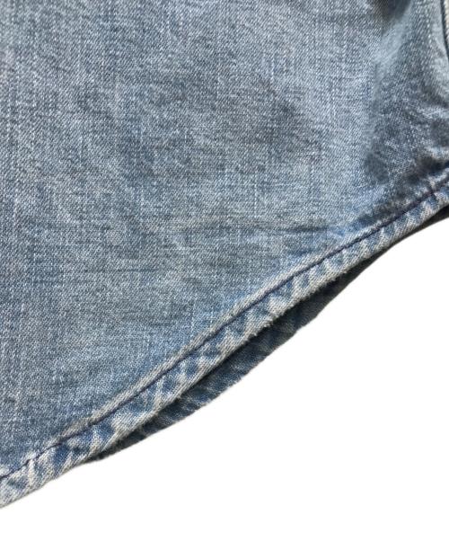 Wrangler（ラングラー）Wrangler (ラングラー) 27MW デニムウエスタンシャツ　BLUE BELL 復刻　BLUE BELL 復刻　wm5027 インディゴ サイズ:Mの古着・服飾アイテム