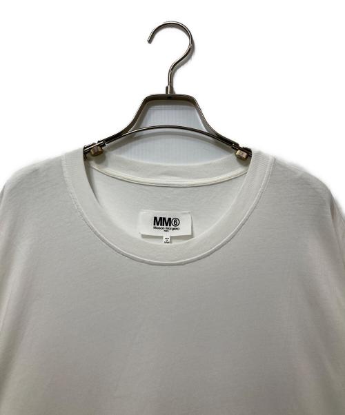 MM6 Maison Margiela（エムエムシックスメゾンマルジェラ）MM6 Maison Margiela (エムエムシックスメゾンマルジェラ) ドッキングワンピース ホワイト サイズ:Sの古着・服飾アイテム