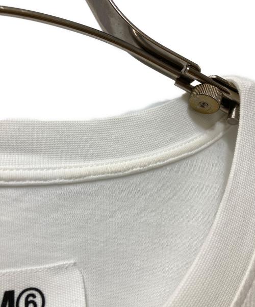 MM6 Maison Margiela（エムエムシックスメゾンマルジェラ）MM6 Maison Margiela (エムエムシックスメゾンマルジェラ) ドッキングワンピース ホワイト サイズ:Sの古着・服飾アイテム
