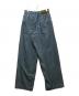 NEON SIGN (ネオンサイン) Wide denim slacks “Used” インディゴ サイズ:42：8000円