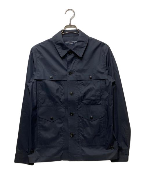 COMME des GARCONS HOMME（コムデギャルソン オム）COMME des GARCONS HOMME (コムデギャルソン オム) AD2013 ナイロン クルーザージャケット　HM-J047 ネイビー サイズ:Sの古着・服飾アイテム