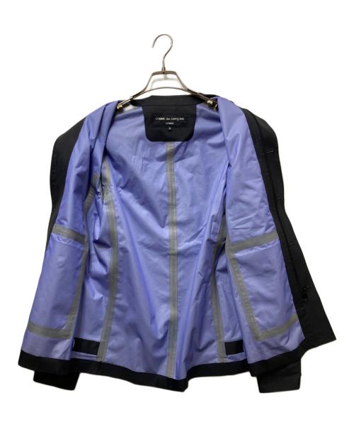 COMME des GARCONS HOMME（コムデギャルソン オム）COMME des GARCONS HOMME (コムデギャルソン オム) AD2013 ナイロン クルーザージャケット　HM-J047 ネイビー サイズ:Sの古着・服飾アイテム