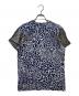 COMME des GARCONS (コムデギャルソン) レオパード 切替S/Sカットソー　GQ-T015　 AD2015 ブルー サイズ:M：12000円