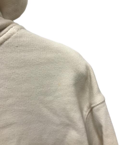 STONE ISLAND（ストーンアイランド）STONE ISLAND 18SS Classic Hooded Sweatshirt（クラシック フーデッド スウェットシャツ）/ ワッペン付コットンスウェットプルオーバーパーカー　681562840  ベージュ サイズ:Lの古着・服飾アイテム