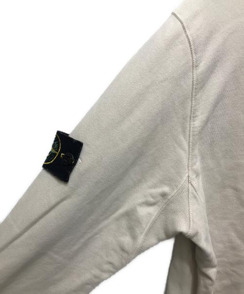 STONE ISLAND（ストーンアイランド）STONE ISLAND 18SS Classic Hooded Sweatshirt（クラシック フーデッド スウェットシャツ）/ ワッペン付コットンスウェットプルオーバーパーカー　681562840  ベージュ サイズ:Lの古着・服飾アイテム