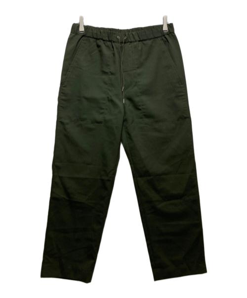 OAMC（オーエーエムシー）OAMC (オーエーエムシー) ドローストリング クロップド パンツ グリーン サイズ:Sの古着・服飾アイテム