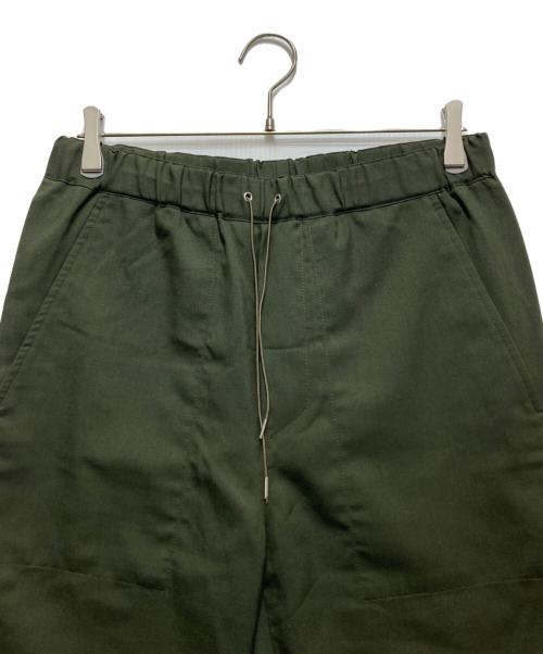 OAMC（オーエーエムシー）OAMC (オーエーエムシー) ドローストリング クロップド パンツ グリーン サイズ:Sの古着・服飾アイテム