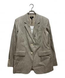 theory（セオリー）の古着「25SS チェックジャケット 01-5104114-161-702」｜ベージュ