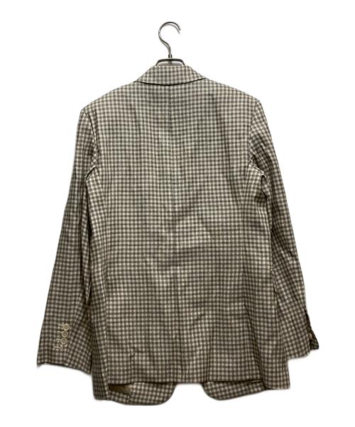 theory（セオリー）theory (セオリー) 25SS チェックジャケット 01-5104114-161-702 ベージュ サイズ:2の古着・服飾アイテム