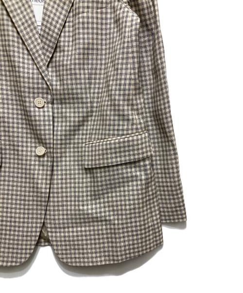 theory（セオリー）theory (セオリー) 25SS チェックジャケット 01-5104114-161-702 ベージュ サイズ:2の古着・服飾アイテム
