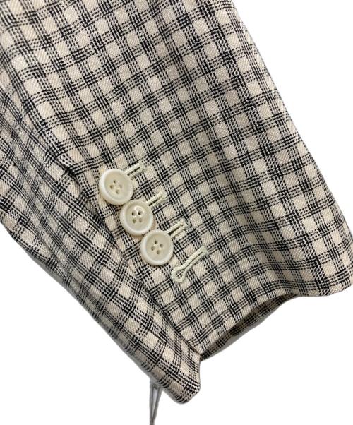 theory（セオリー）theory (セオリー) 25SS チェックジャケット 01-5104114-161-702 ベージュ サイズ:2の古着・服飾アイテム