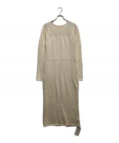 中古・古着通販】yoli (ヨリ) Boat neck onepiece ベージュ サイズ:S