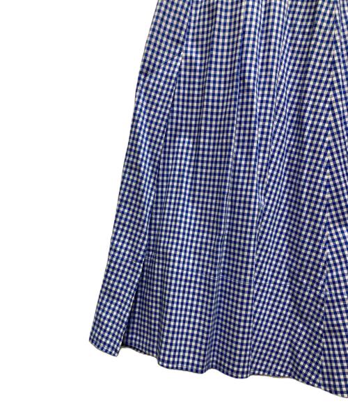 Ron Herman（ロンハーマン）Ron Herman (ロンハーマン) ギンガムチェックスカート 3310500081 ブルー サイズ:XSの古着・服飾アイテム