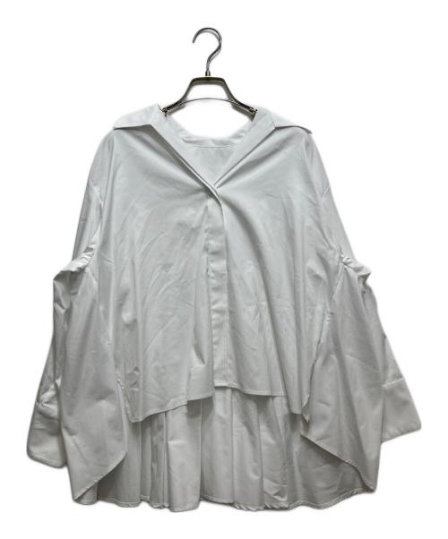 ALORS（アロー）aLORS (アロー) Geraldine/ジェラルディン ギャザーブラウス ホワイト サイズ:1の古着・服飾アイテム