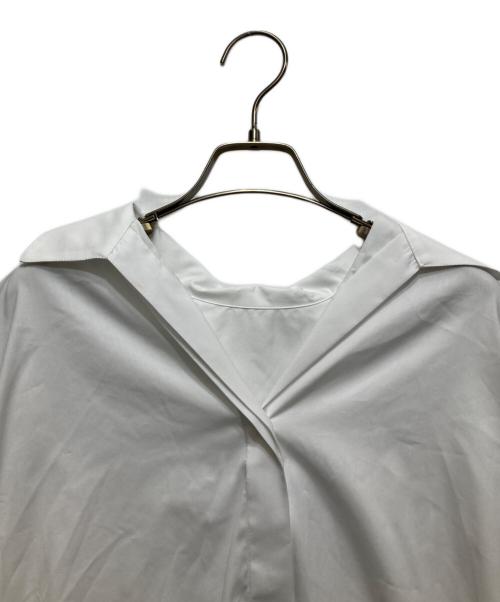 ALORS（アロー）aLORS (アロー) Geraldine/ジェラルディン ギャザーブラウス ホワイト サイズ:1の古着・服飾アイテム