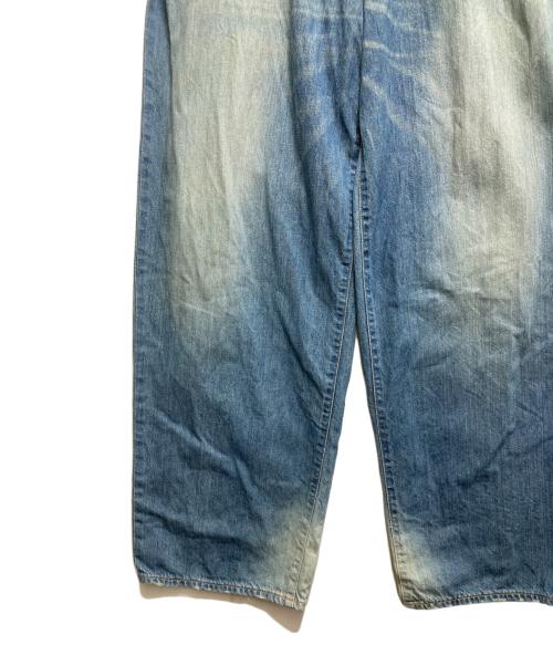 kolor/BEACON（カラービーコン）kolor/BEACON (カラービーコン) ウォッシュドワイドデニムパンツ インディゴ サイズ:２の古着・服飾アイテム