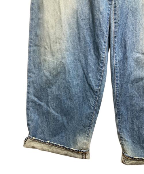 kolor/BEACON（カラービーコン）kolor/BEACON (カラービーコン) ウォッシュドワイドデニムパンツ インディゴ サイズ:２の古着・服飾アイテム