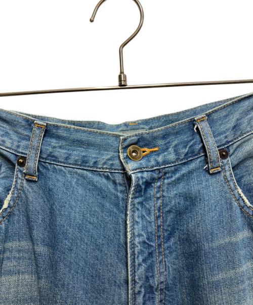 kolor/BEACON（カラービーコン）kolor/BEACON (カラービーコン) ウォッシュドワイドデニムパンツ インディゴ サイズ:２の古着・服飾アイテム