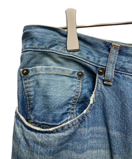 kolor/BEACON（カラービーコン）kolor/BEACON (カラービーコン) ウォッシュドワイドデニムパンツ インディゴ サイズ:２の古着・服飾アイテム